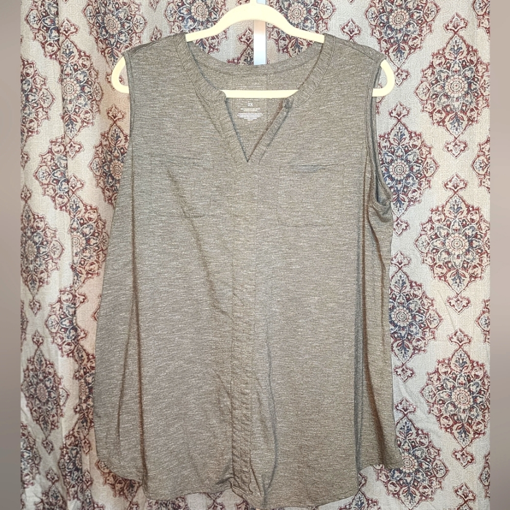 Sonoma 2x Sleeveless Top